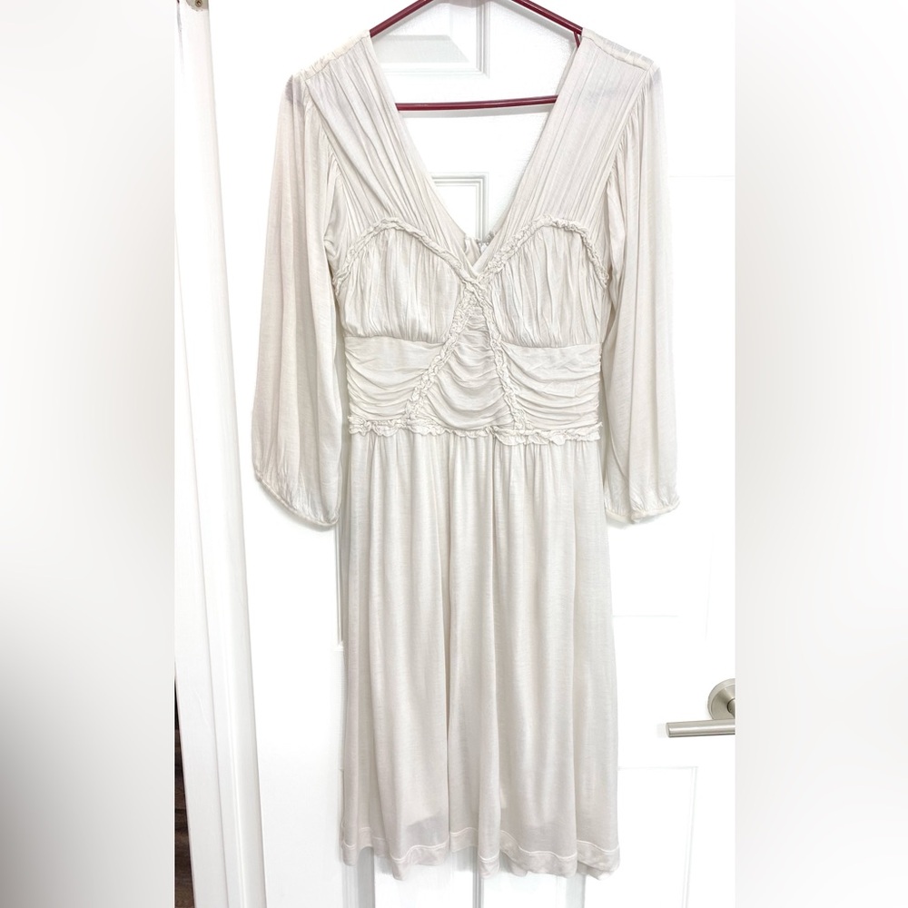 French Connection Gorgeous White Jersey Dress